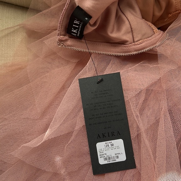 AKIRA Tulle Maxi Halter Dress - Brand New in Medium - Picture 7 of 10